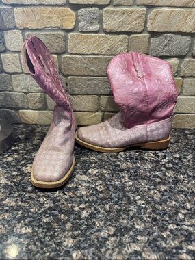 Roper Pink Girls Western Cowboy Boots